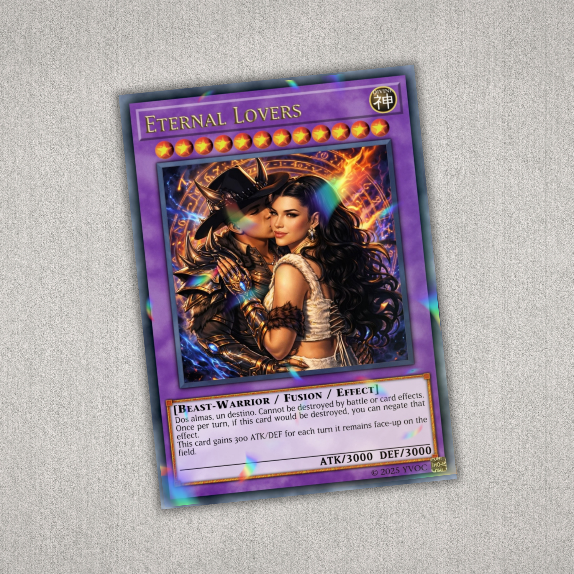 Custom Yu-Gi-Oh Style Aluminum Card